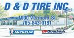 Logo for D & D Tire Inc.