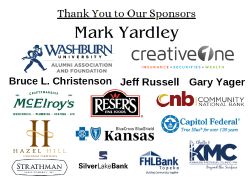 Thank You to Our Sponsors!